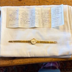 Gold Tone Women's Bracelet Watch